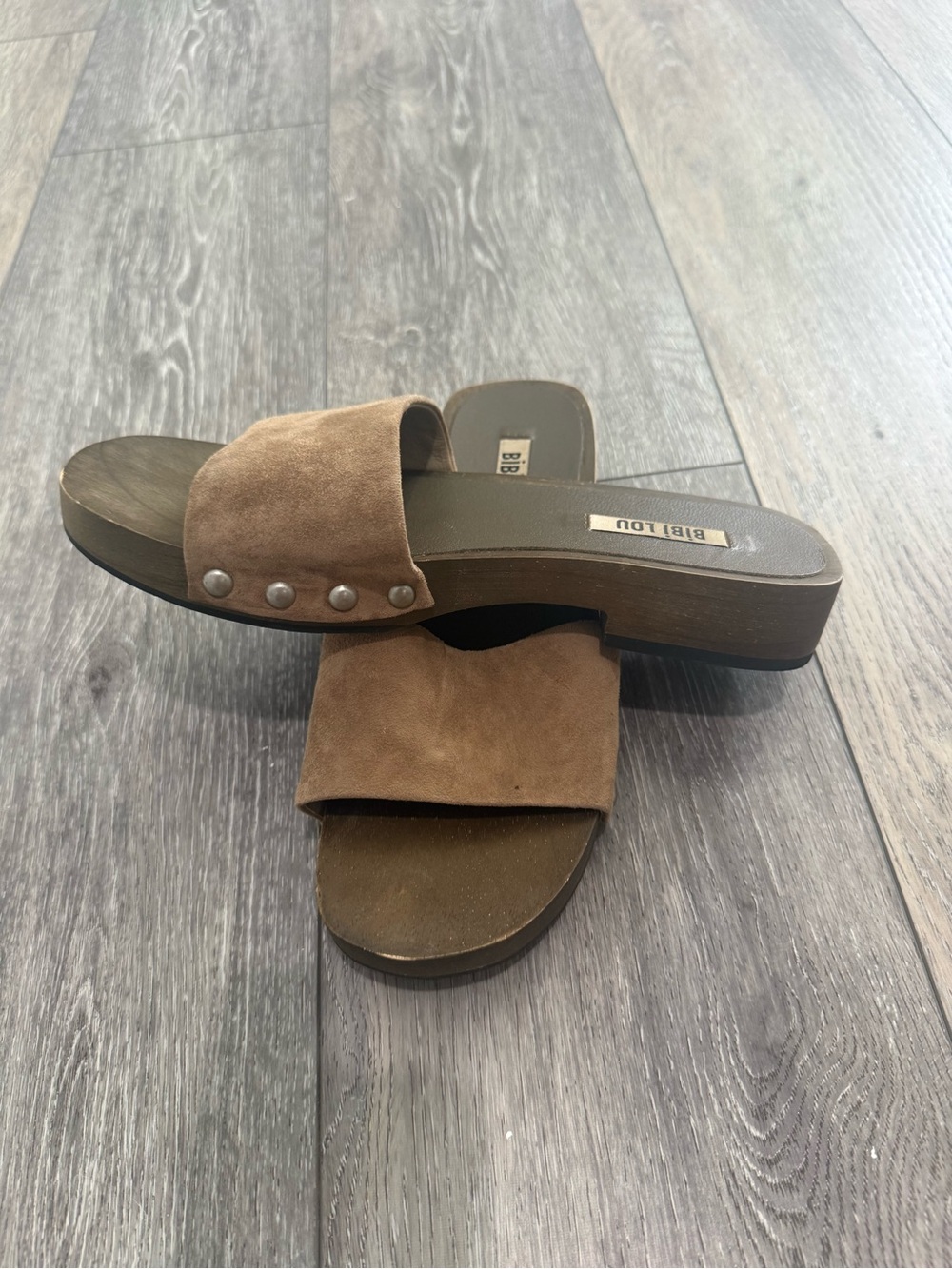 Bibi Lou Wooden Clog Sandals